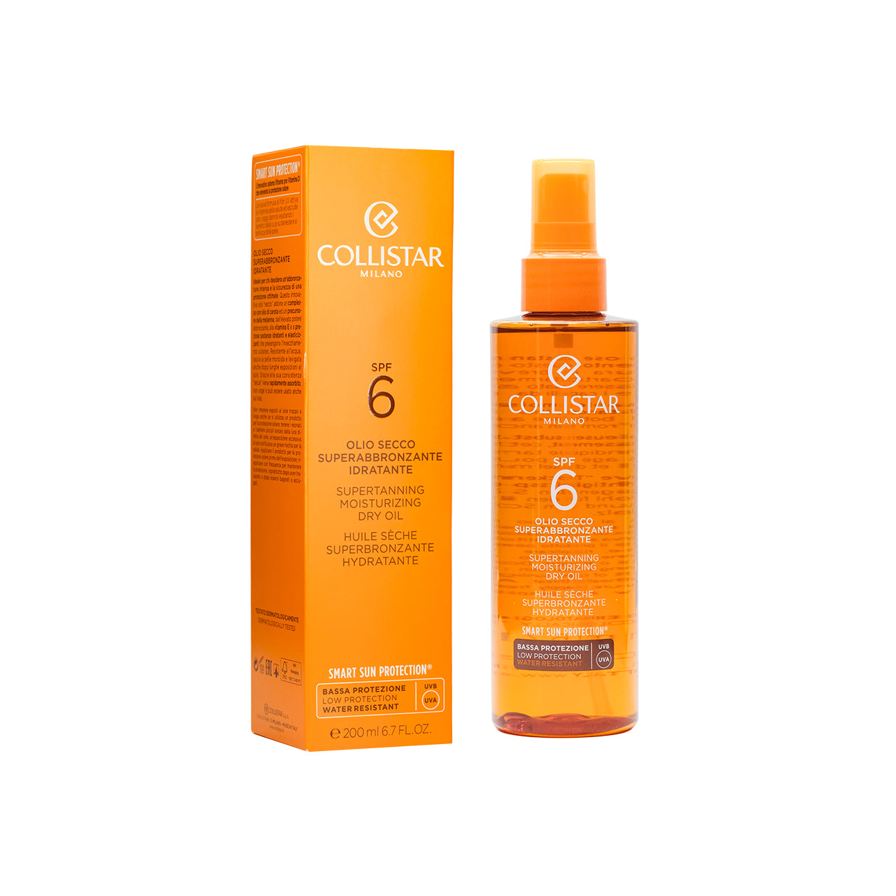 Collistar Supertanning Moisturizing Dry Oil SPF 6 (200ml) | Sasa Global eShop