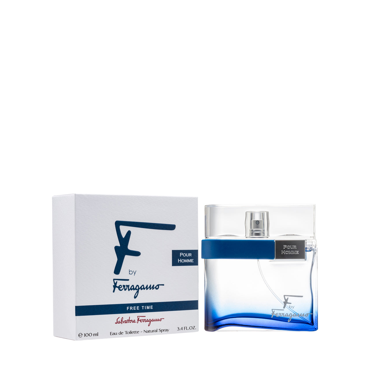 Salvatore Ferragamo F by Ferragamo Free Time EDT Spray for Men 100 ml