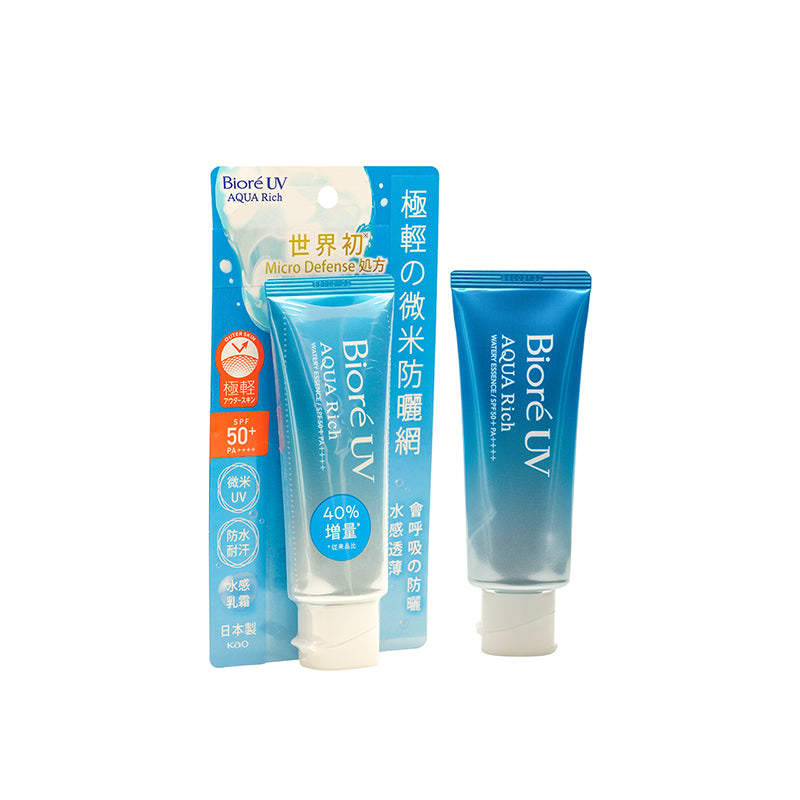 Biore Spf50+Pa++++ Uv Aqua Rich Watery Essence 70G | Sasa Global eShop