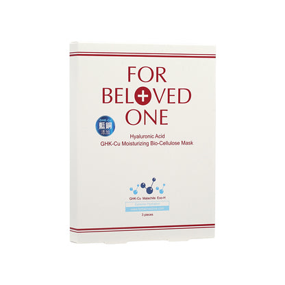 For Beloved One Hyaluronic Acid GHK-Cu Moisturizing Bio-Cellulose Mask