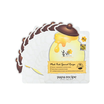 Papa Recipe Bombee Whitening Honey Mask Pack 10PCS