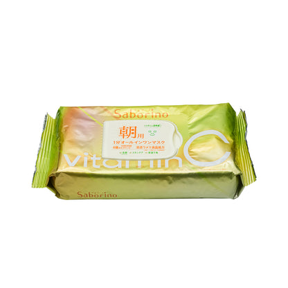 BCL Saborino Morning Facial Mask Vita Citrus 30pcs | Sasa Global eShop