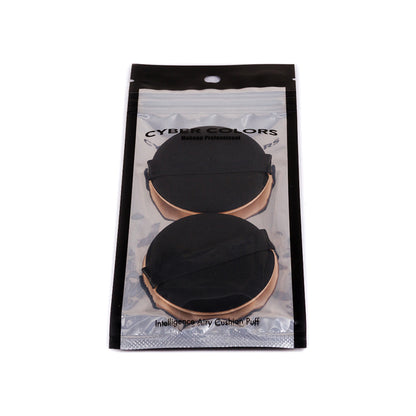 Cyber Colors Intelligence Airy Cushion Puff Black 2PCS | Sasa Global eShop