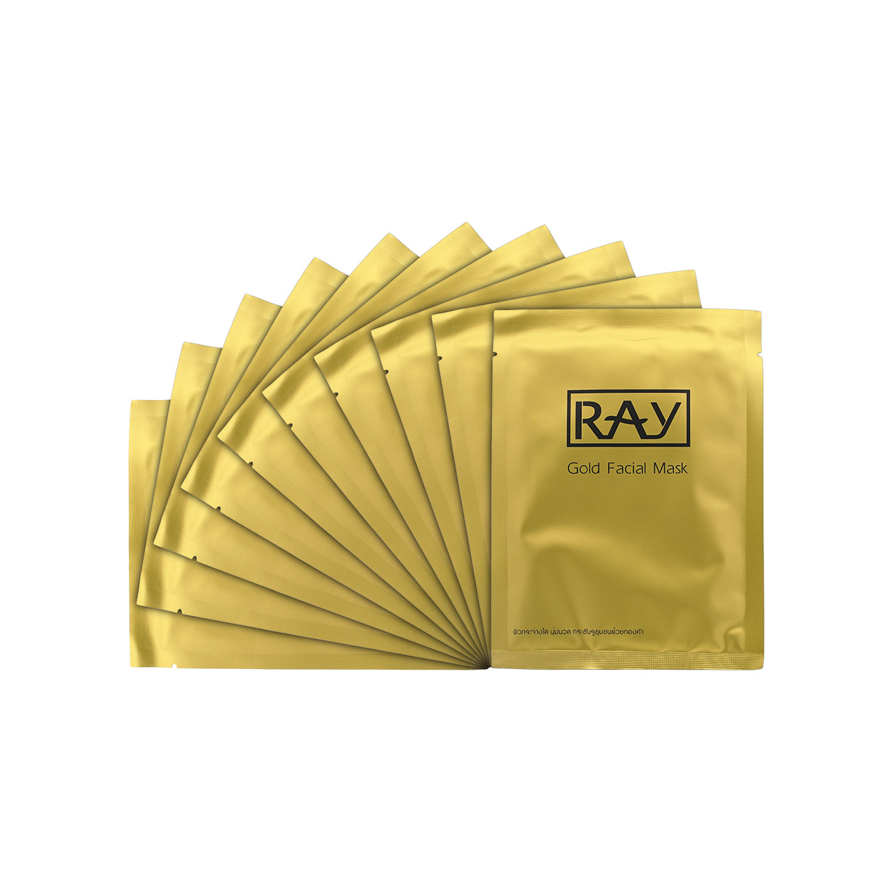 Ray Facial Mask Gold 10PCS | Sasa Global eShop