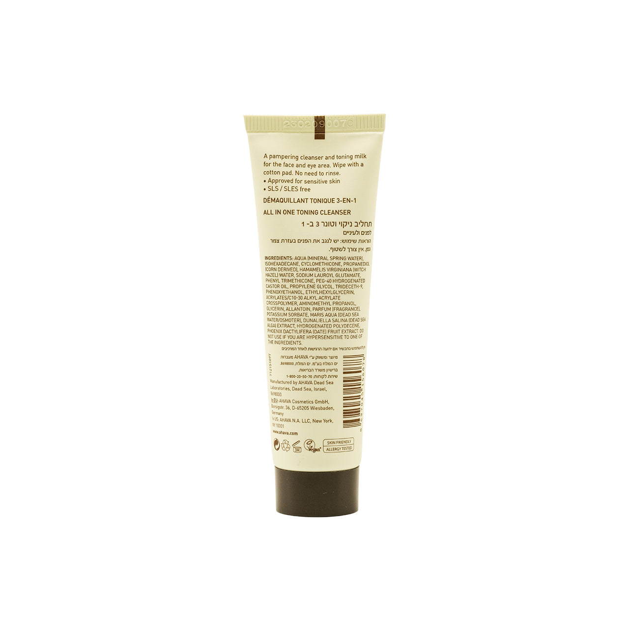 AHAVA All In 1 Toning Cleanser 30ml | Sasa Global eShop