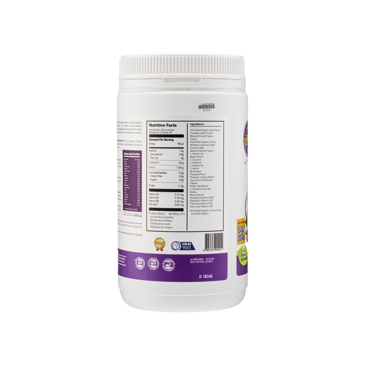 Superfood Lab Superslim Protein 600G | Sasa Global eShop