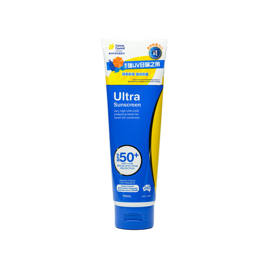 Cancer Council Ultra Sunscreen SPF50+ 110ml | Sasa Global eShop