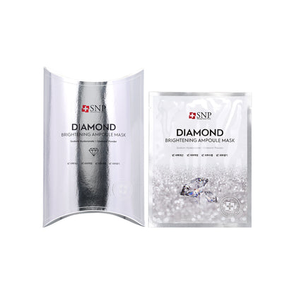 SNP Diamond Brightening Ampoule Mask 10pcs