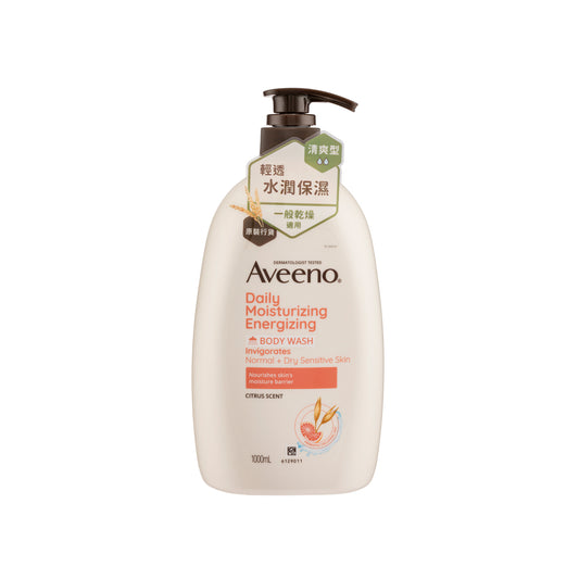 Aveeno Energizing Body Wash 1000 ML | Sasa Global eShop