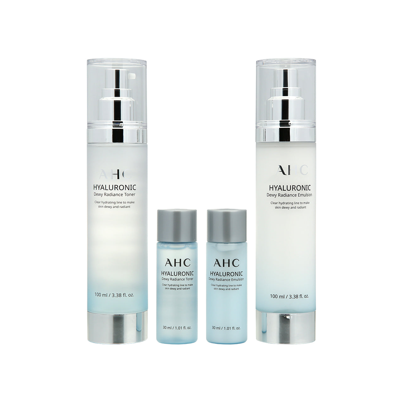 A.H.C Hyaluronic Dewy Radiance Set 4pcs | Sasa Global eShop