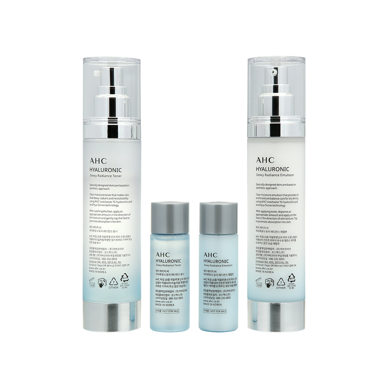 A.H.C Hyaluronic Dewy Radiance Set 4pcs | Sasa Global eShop