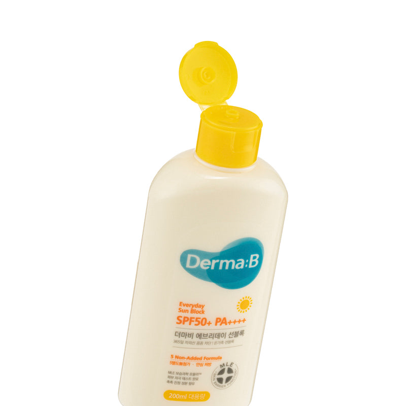 Derma B Everyday Sun Sunblock SPF50+Pa++++ 200ML | Sasa Global eShop