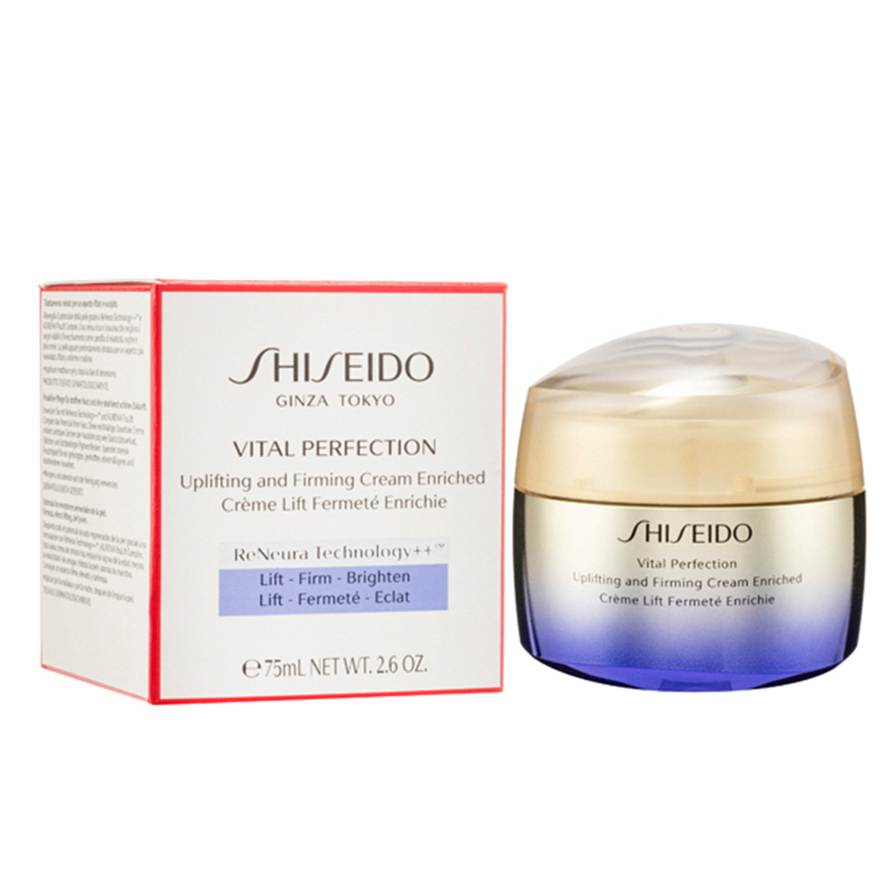 Shiseido Vital Perfection Uplifting and Firming Cream Enriched 75ml ...