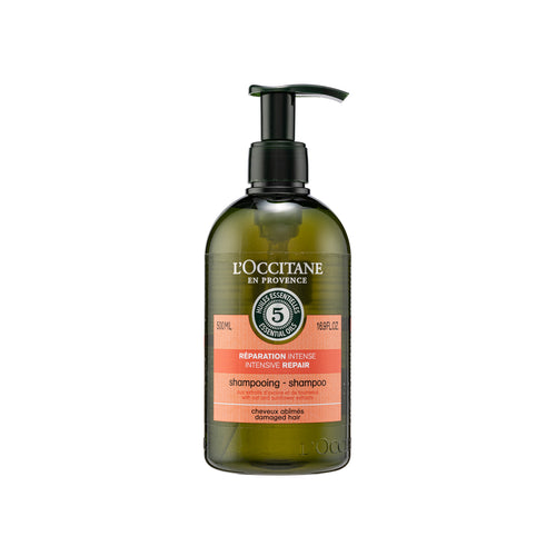 L'OCCITANE Intensive Repair Shampoo: Silicone-Free Shampoo, 3X Stronger  Hair* Strengthens Brittle Hair, Reveal Shine, With Vitamin B5, Vegan