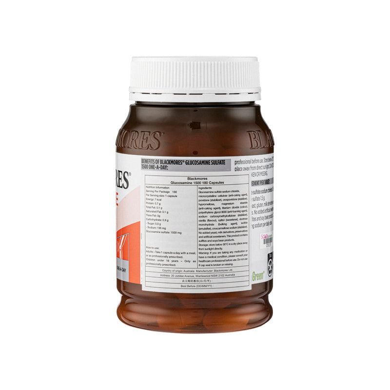 Blackmores Glucosamine 1500 180 Tablet | Sasa Global eShop