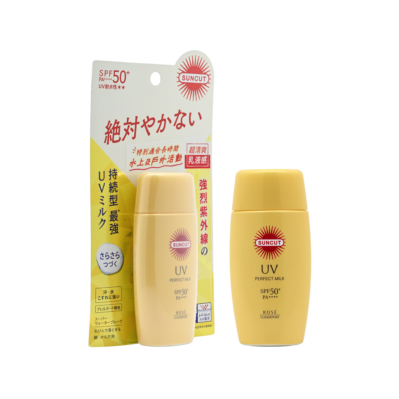 Kose Cosmeport SPF50+PA++++ Suncut UV Protect Super Water Proof Milk 50ml