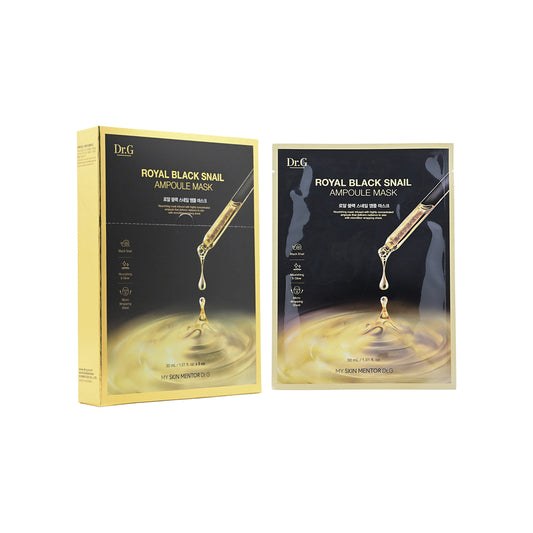 Dr.G Royal Black Snail Ampoule Mask 30ml×5pcs | Sasa Global