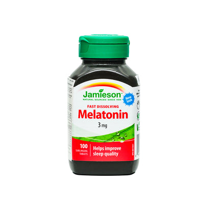 Parallel Import Jamieson Melatonin Fast Dissolving Tablets 3mg-Sublingual 100 Capsules | Sasa Global eShop