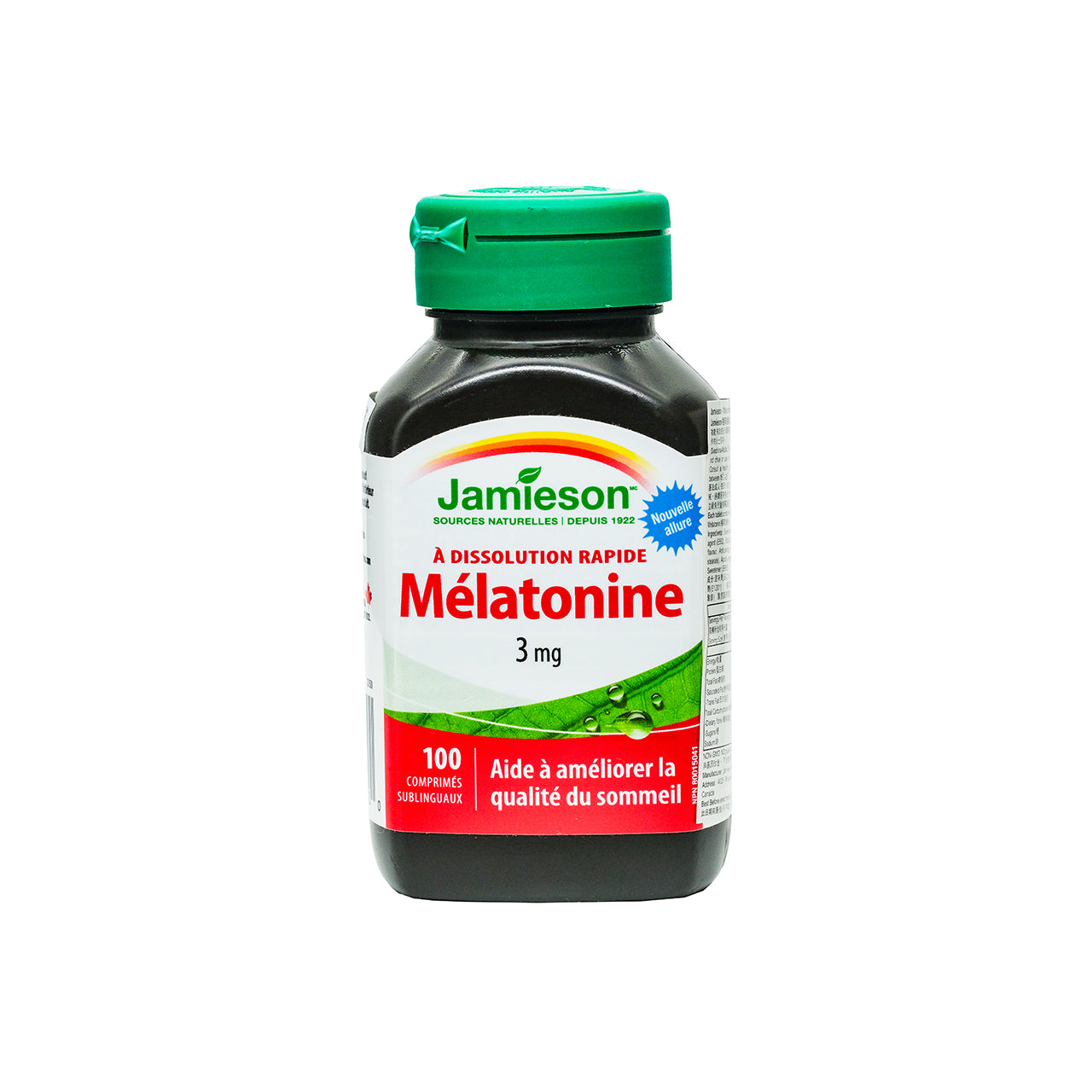 Parallel Import Jamieson Melatonin Fast Dissolving Tablets 3mg-Sublingual 100 Capsules | Sasa Global eShop