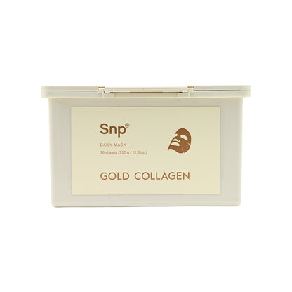 SNP Gold Collagen Daily Mask 30PCS