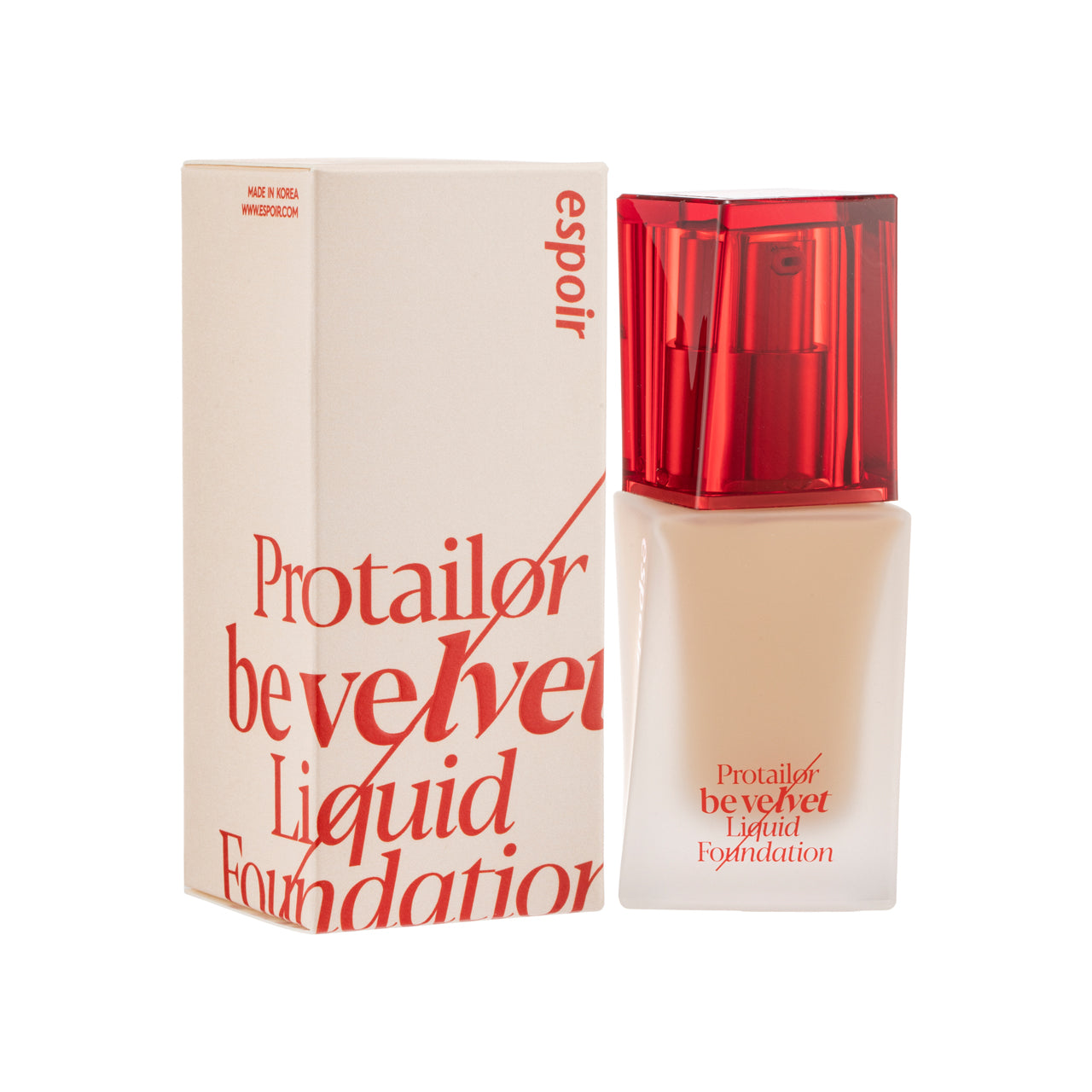 Espoir Pro Tailor Be Velvet Liquid Foundation SPF22 Pa++ 30 ML | Sasa Global eShop