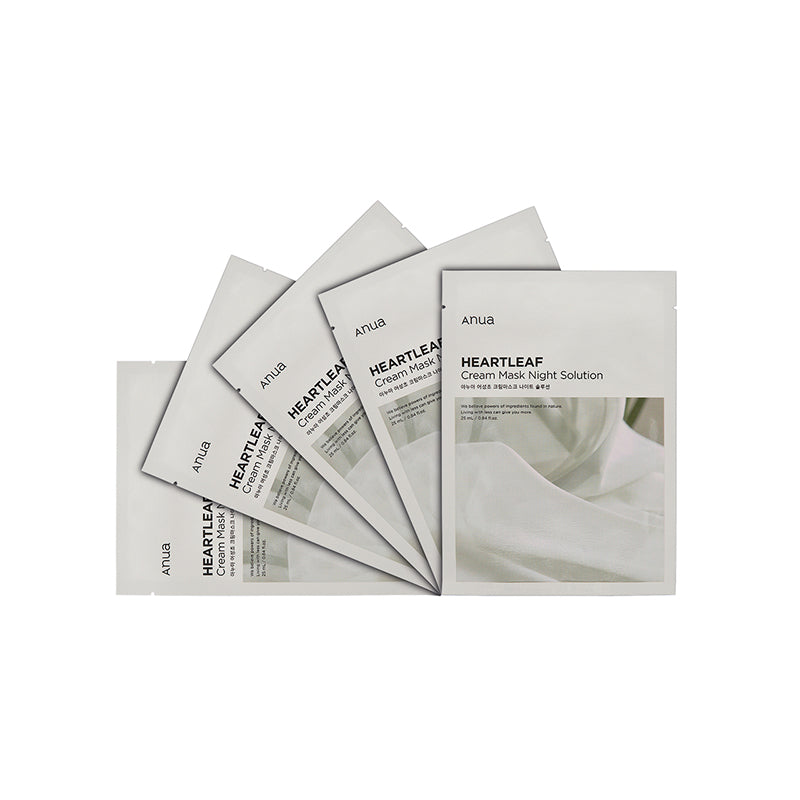 Anua Heartleaf Cream Mask Night Solution 5pcs | Sasa Global eShop