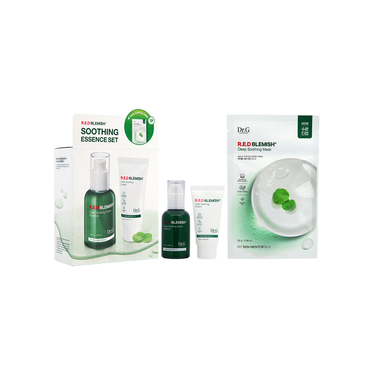 Dr.G Clear Soothing Active Essence Set 3pcs | Sasa Global eShop