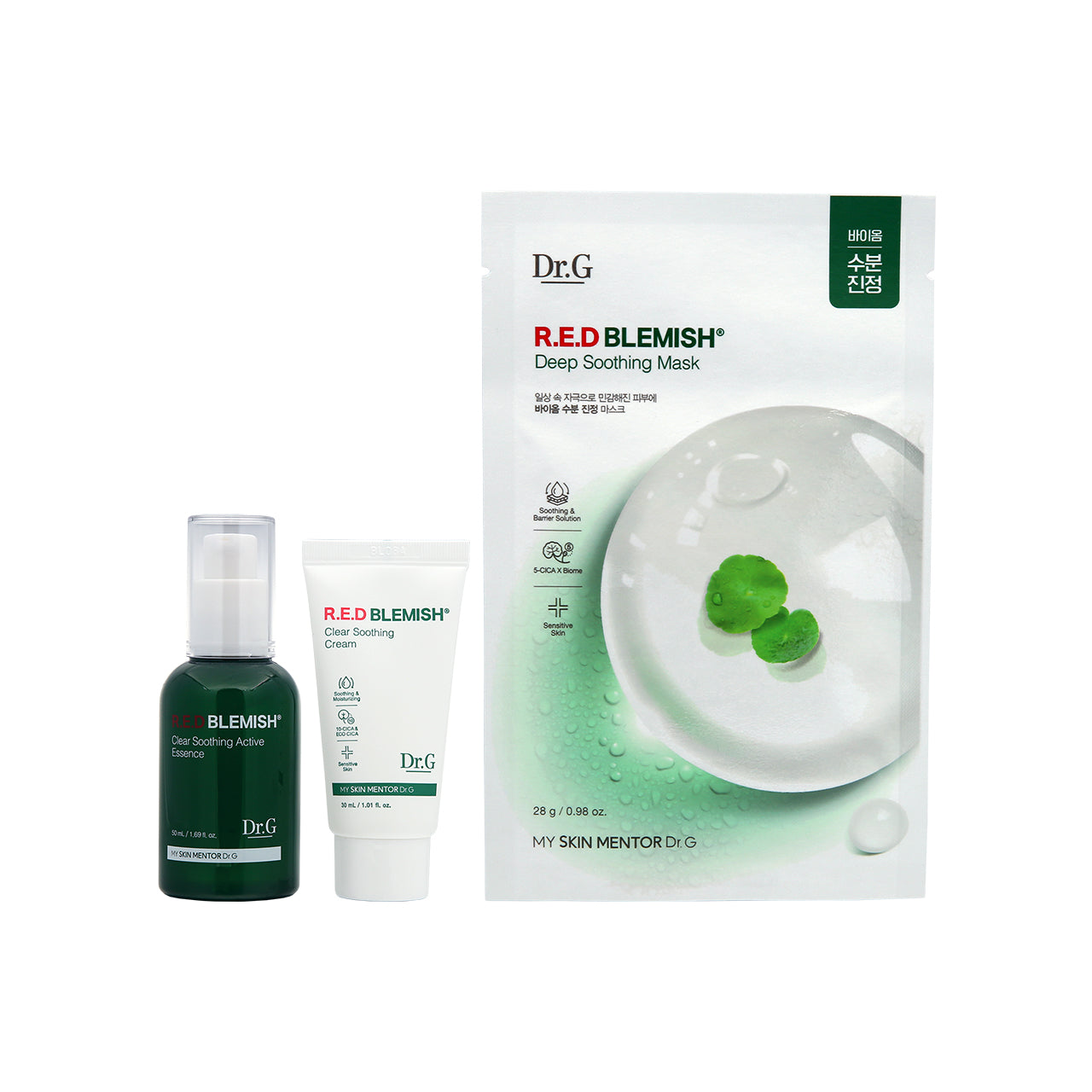 Dr.G Clear Soothing Active Essence Set 3pcs | Sasa Global eShop