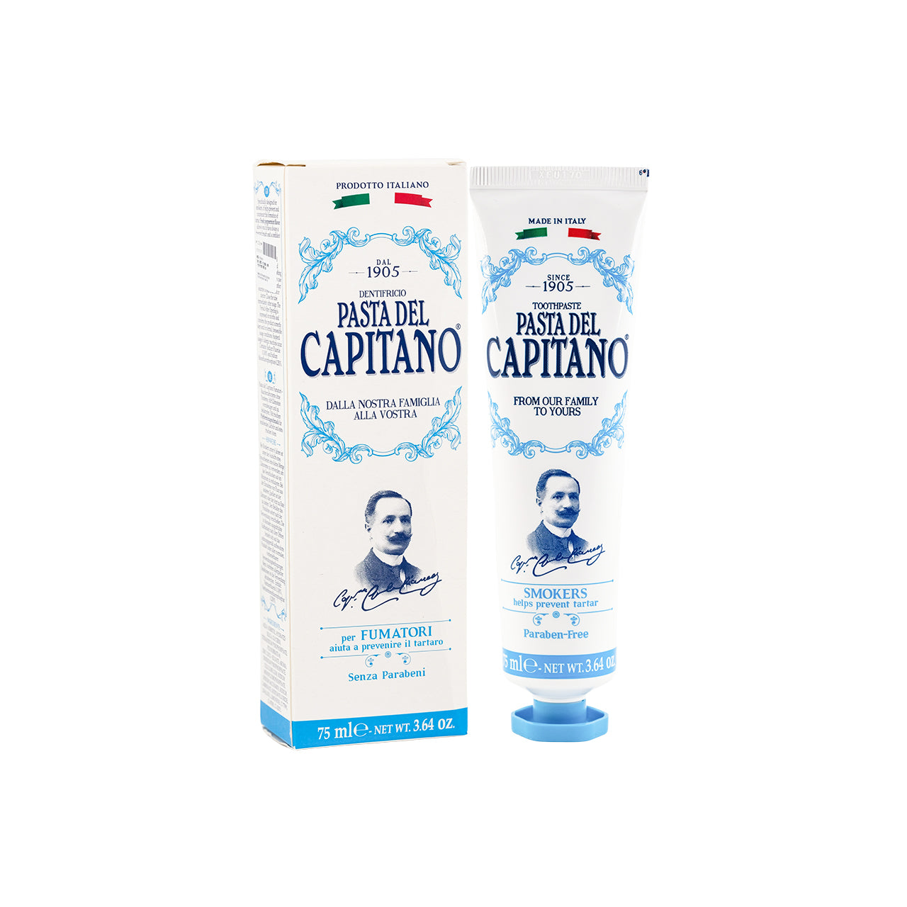 Pasta Del Capitano Smokers Toothpaste 75ml | Sasa Global eShop