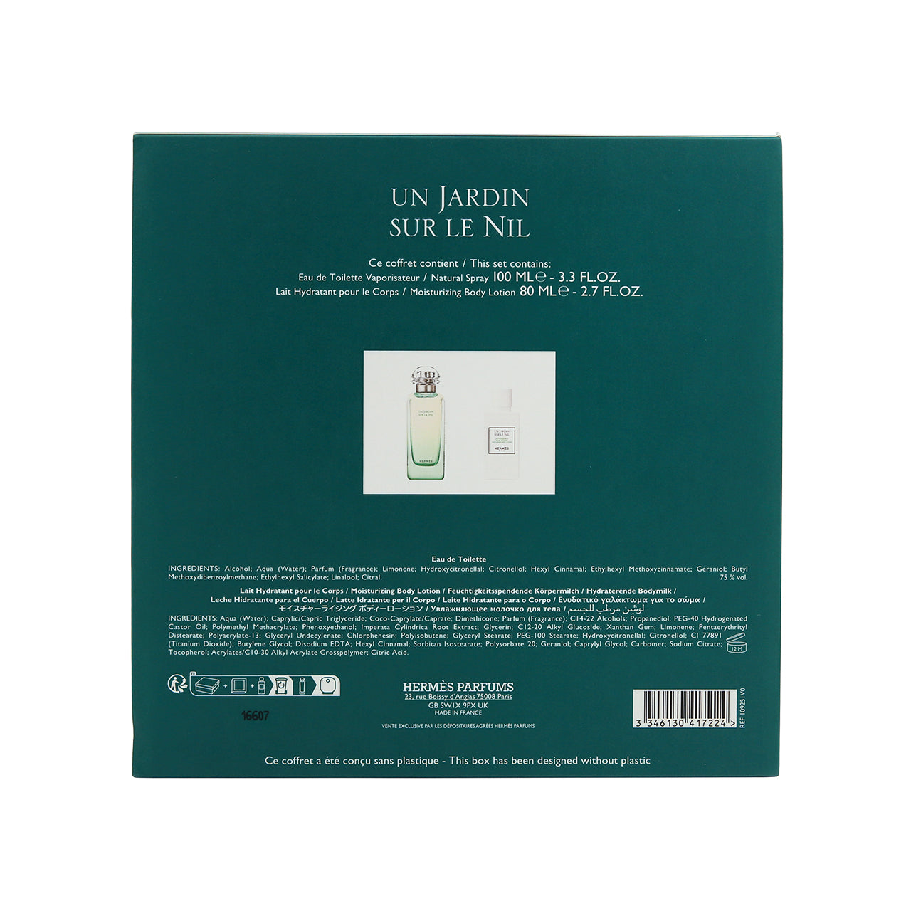 Hermes Un Jardin Sur Le Nil Eau de Toilette Set 2pcs | Sasa Global eShop