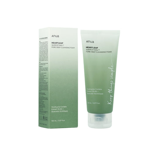 Anua Heartleaf Quercetinol ? Pore Deep Cleansing Foam 150ml | Sasa Global eShop