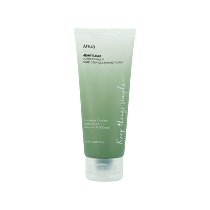 Anua Heartleaf Quercetinol ? Pore Deep Cleansing Foam 150ml | Sasa Global eShop