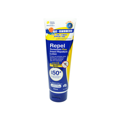 Cancer Council Repel Sunscreen SPF50+ 110ml | Sasa Global eShop