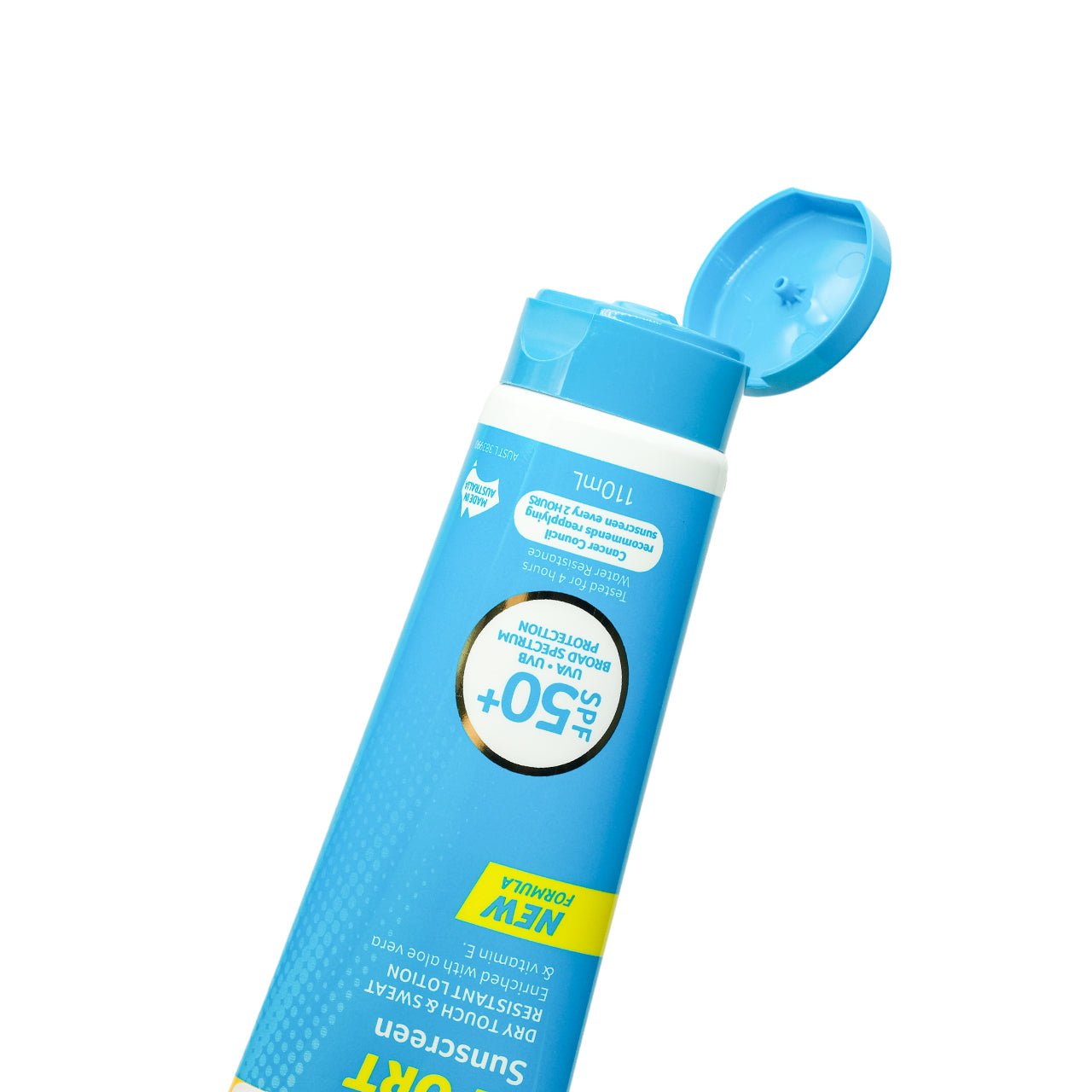 Cancer Council Sport Sunscreen Dry Touch & Sweat Resistant Lotion SPF50+ 110ml | Sasa Global eShop