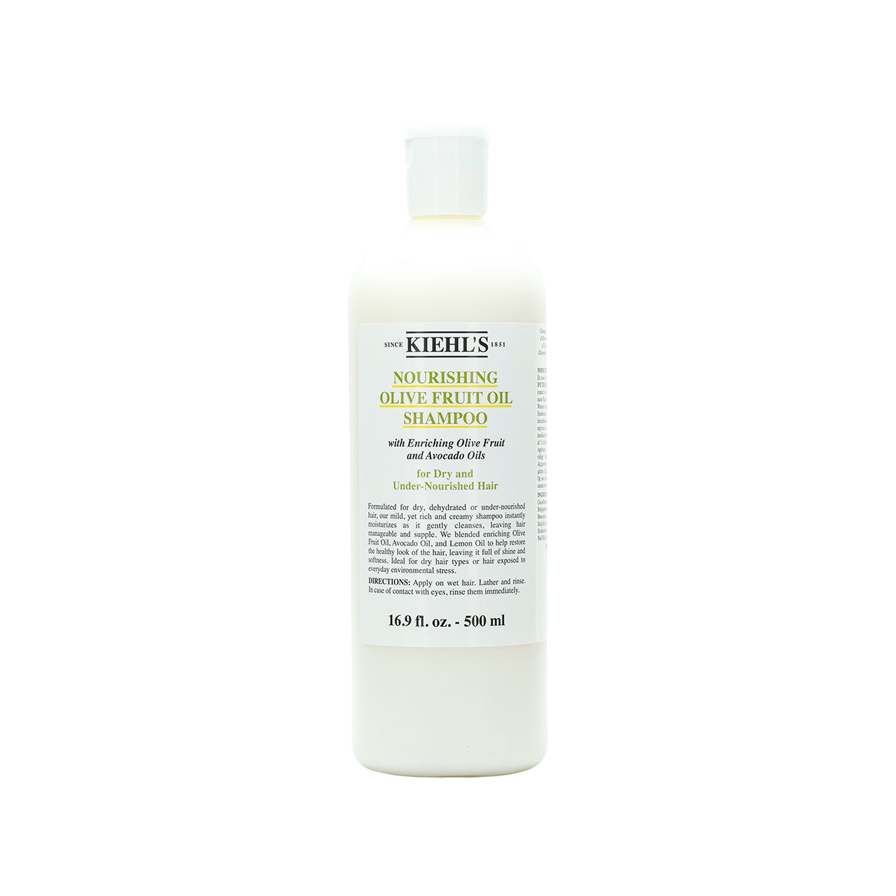 Kiehl's Olive Fruit Oil Nourishing Shampo 500ml | Sasa Global eShop