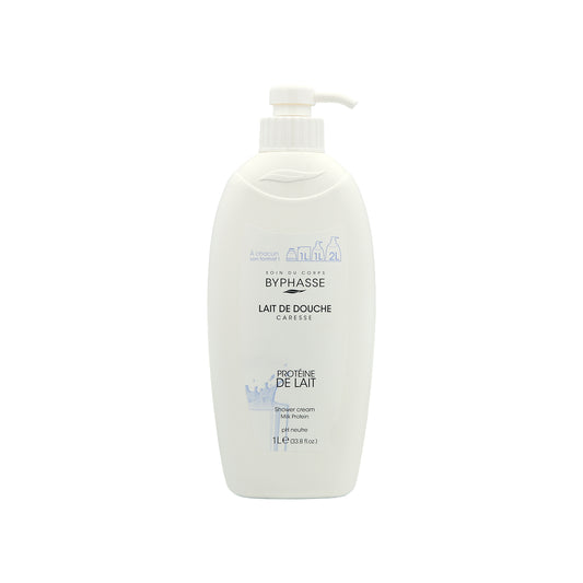 Byphasse Caresse Shower Cream  Milk Protein 1L