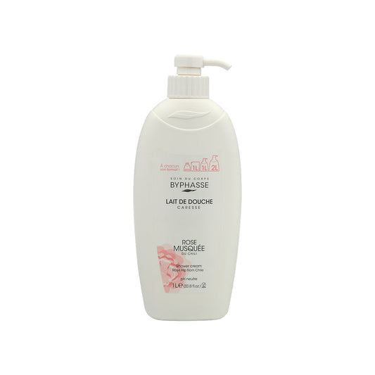 Byphasse Caresse Shower Cream  Rosehip 1L