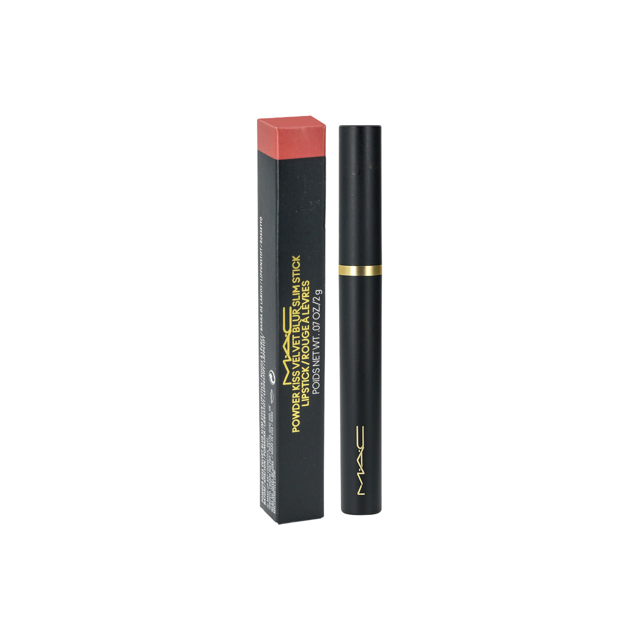 M.A.C Powder Kiss Velvet Blur Slim Stick #Brickthrough 2g | Sasa Global eShop