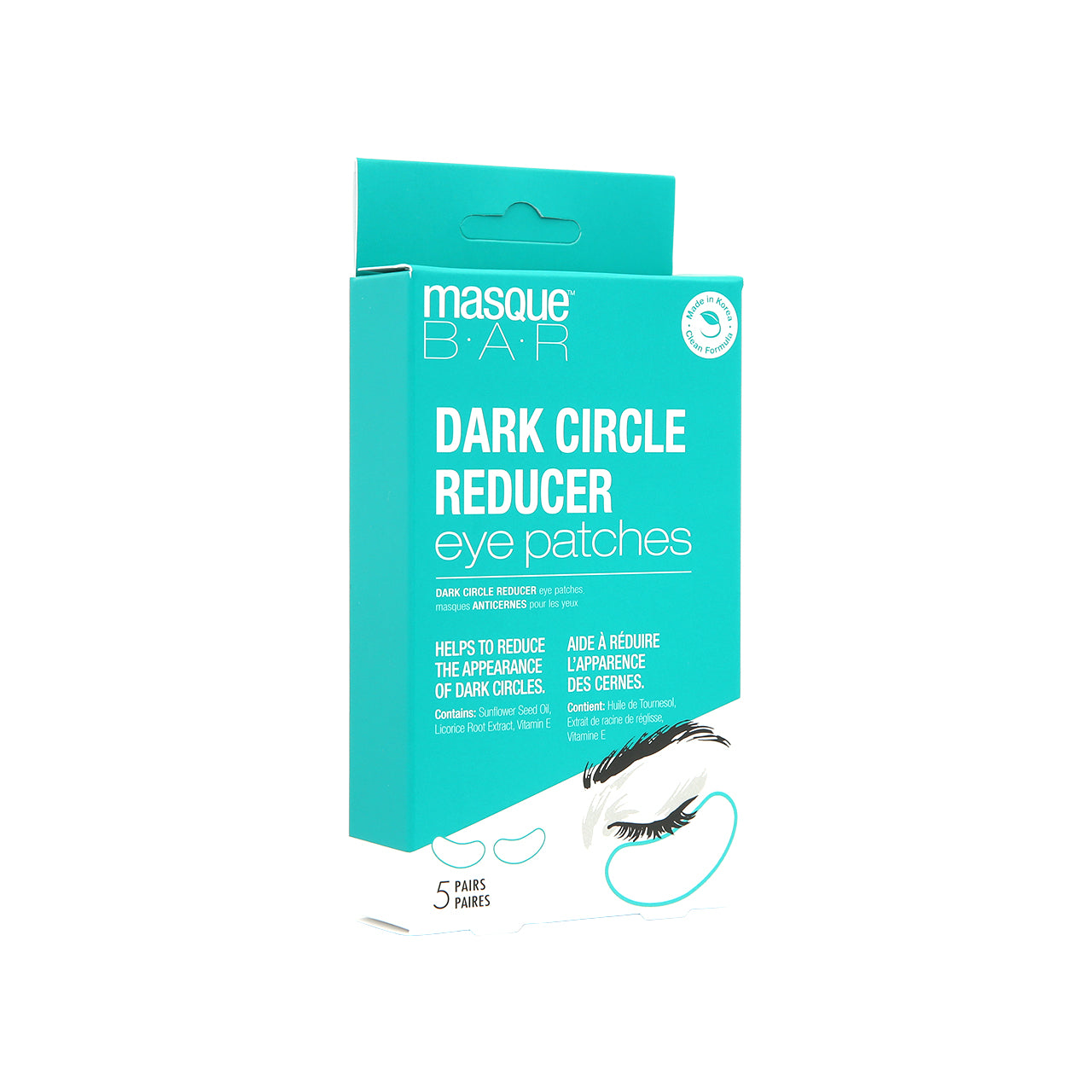 Masque Bar Dark Circle Reducer Eye Patches 5 pairs  | Sasa Global