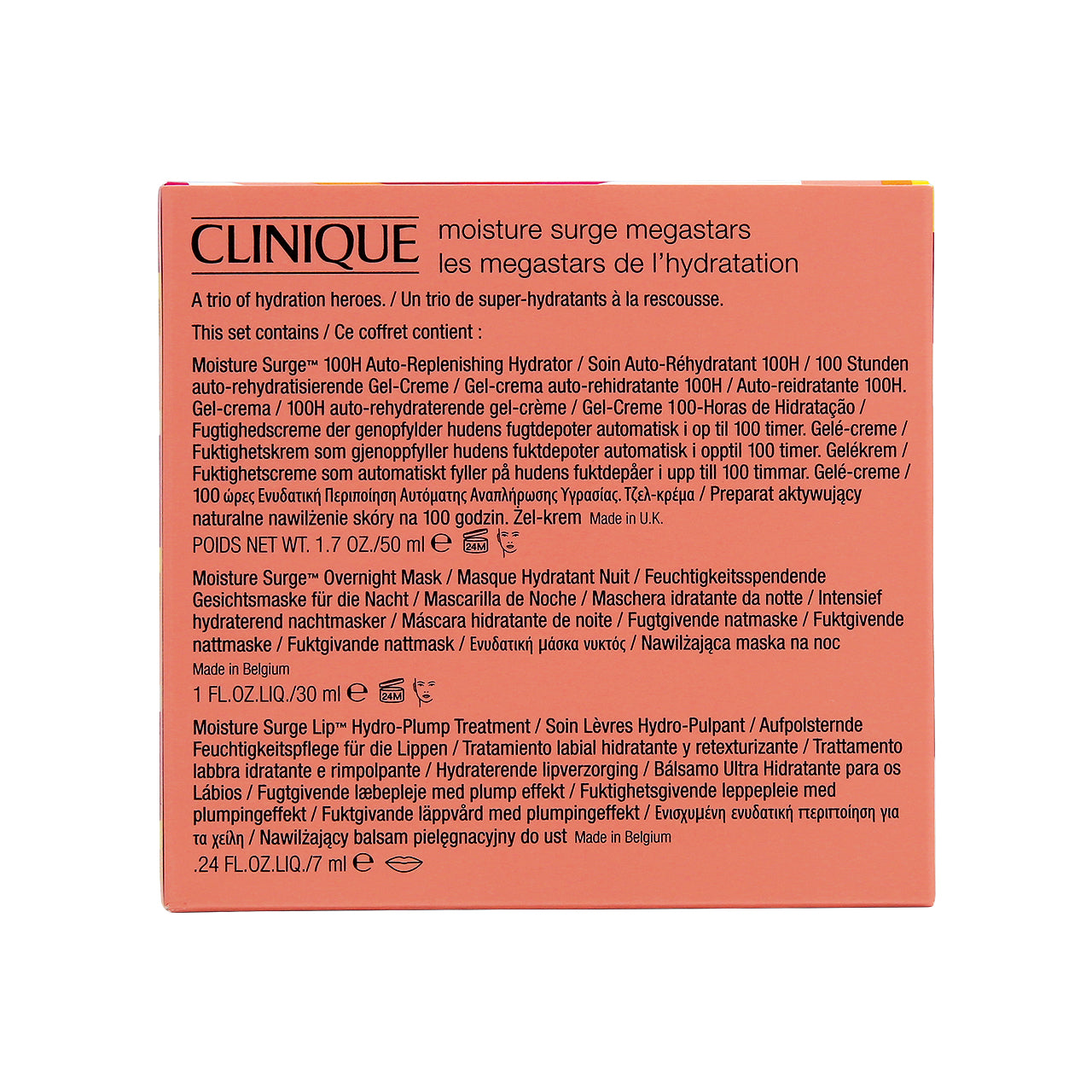 Clinique Moisture Surge 100H Gift Set 3pcs | Sasa Global eShop