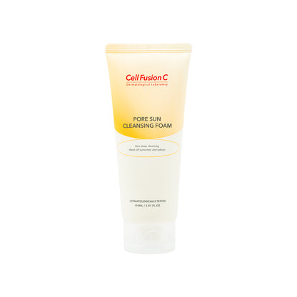 Cell Fusion C Pore Sun Cleansing Foam 150ml | Sasa Global eShop