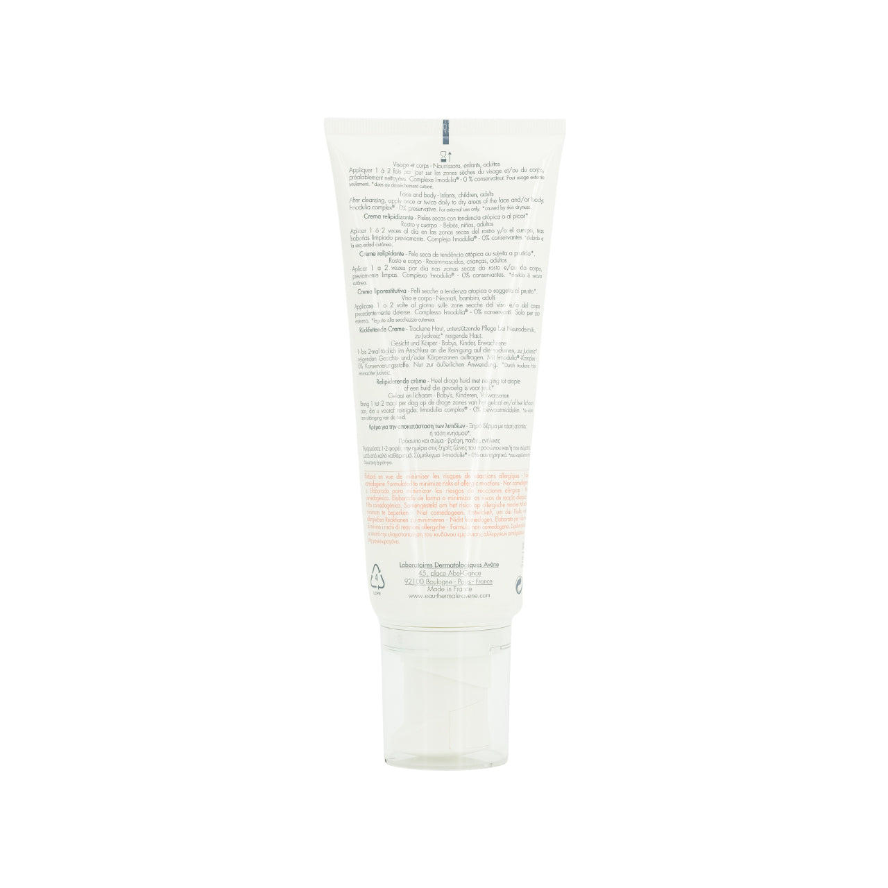 Avene XeraCalm A.D Lipid-Replenishing Cream 200ml | Sasa Global eShop