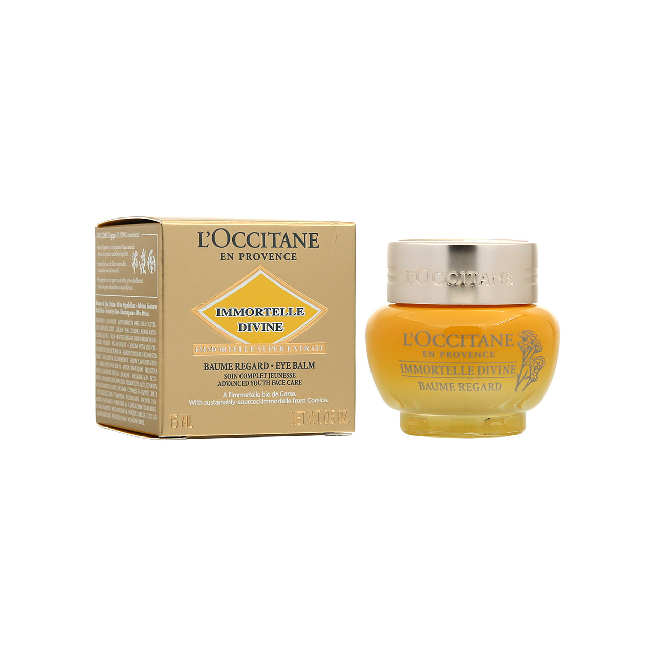 L'Occitane Immortelle Divine Eye Balm 15ml | Sasa Global eShop