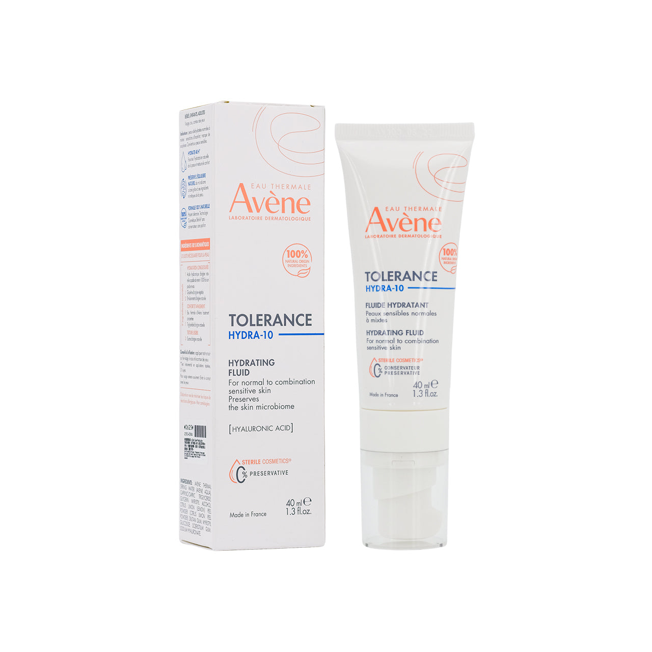 Avene Tolerance Hydra-10 Hydrating Fluid 40ml | Sasa Global eShop