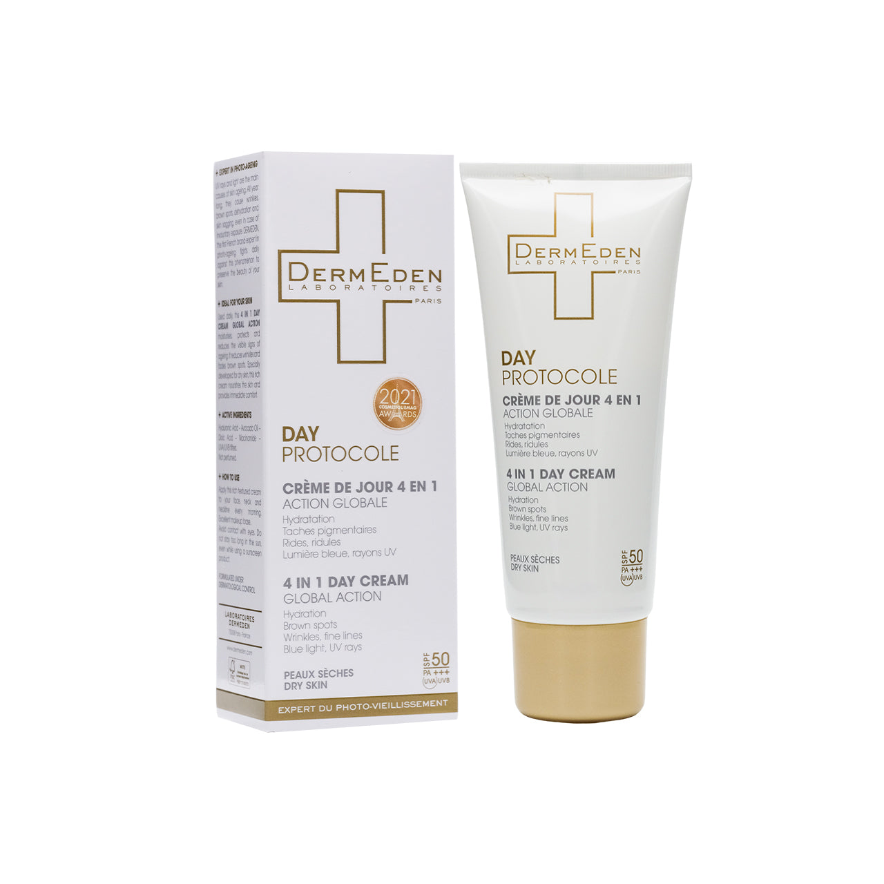 DermEden SPF50 PA+++ 4 in 1 Day Cream 50ml | Sasa Global eShop