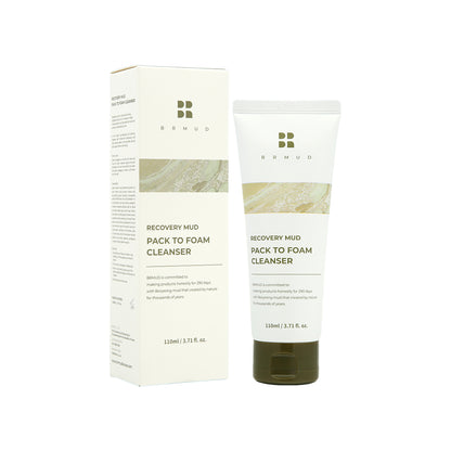 Brmud Recovery Mud Pack to Foam Cleanser 110ml | Sasa Global eShop