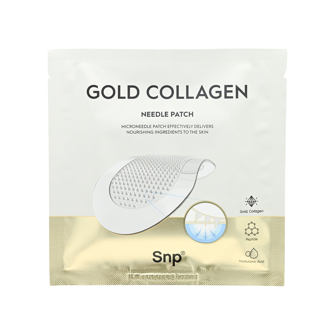 SNP Gold Collagen Needle Patch 4 Pairs  | Sasa Global eshop