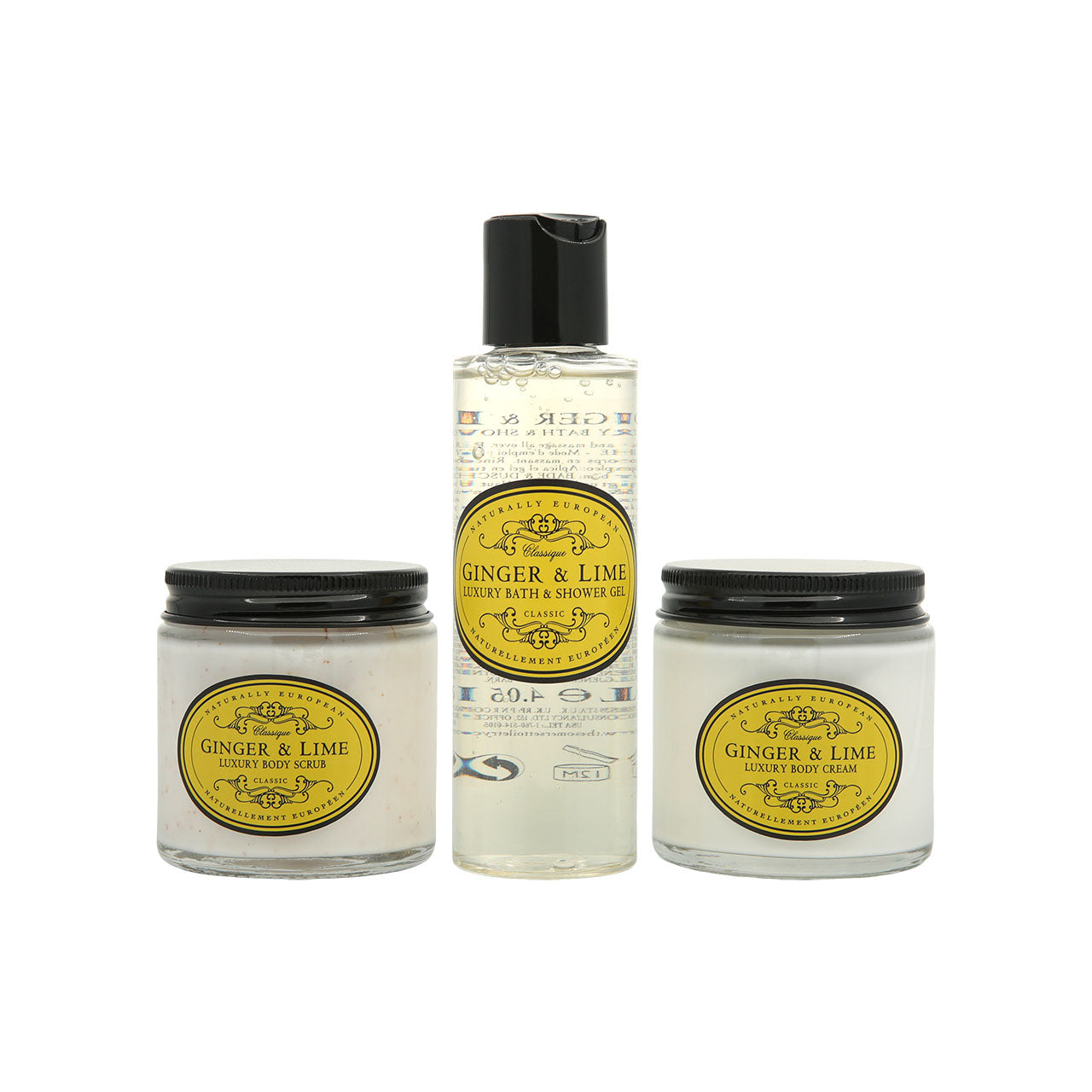 Naturally European Ginger and Lime Body Care Set 3ps  | Sasa Global