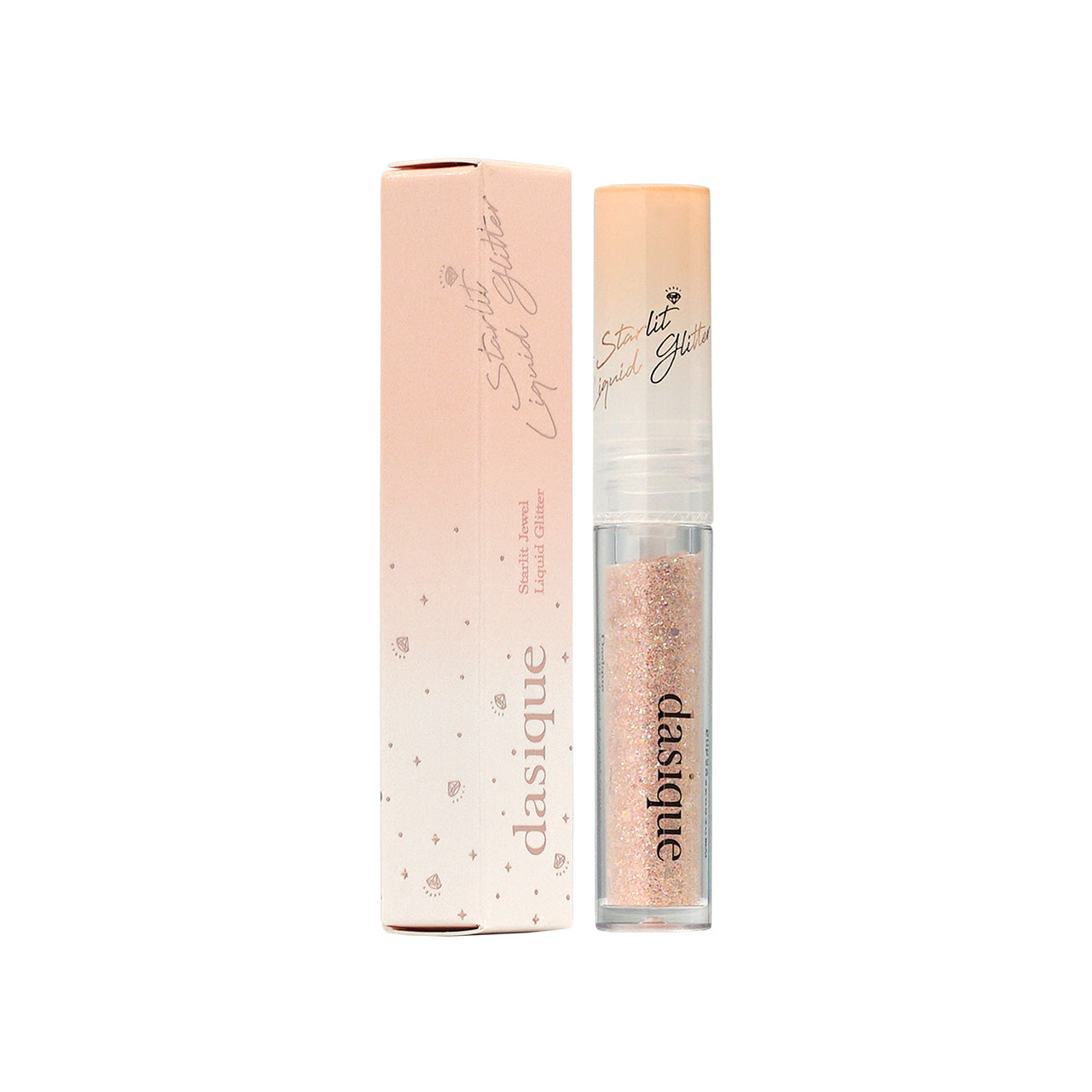 Disique Jewel Liquid Glitter #05 Light Peach 1pc - Sasa Global eShop