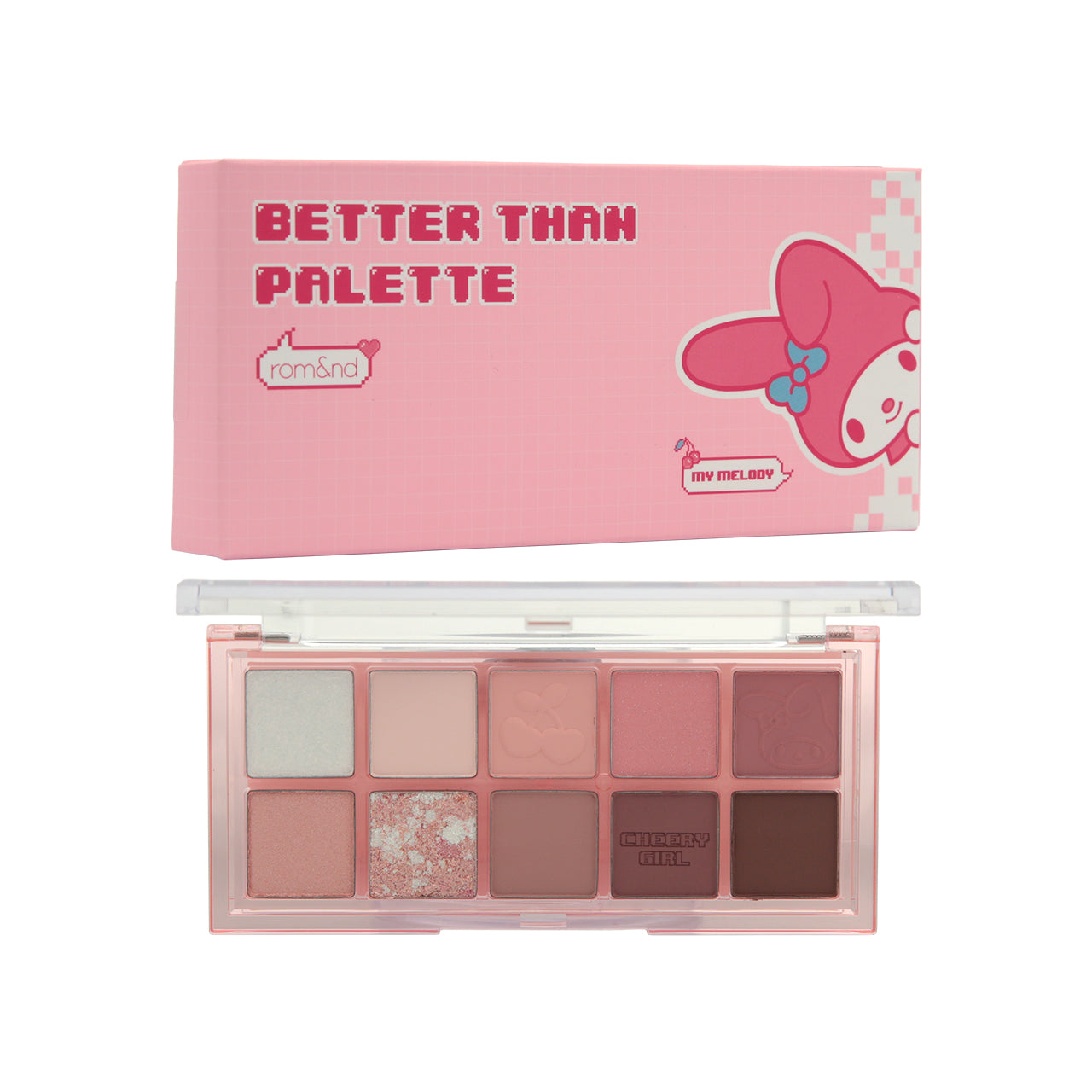 Rom&nd Sanrio My Melody Better Than Palette  #10 My Cheery Garden 8.5g | Sasa Global eShop